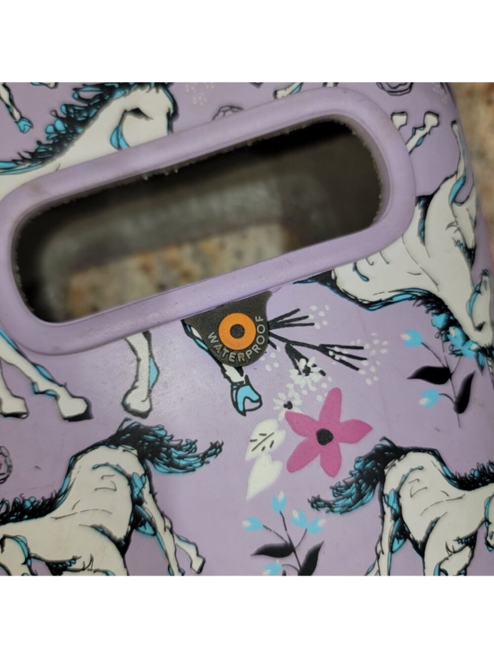 Bogs Girls Unicorn Print Waterproof Rain Boots - Picture 5 of 7